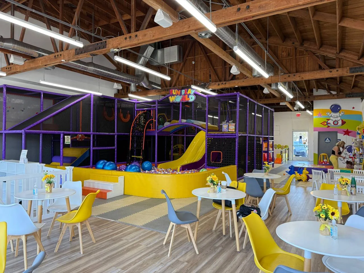West LA playground with slides and seating